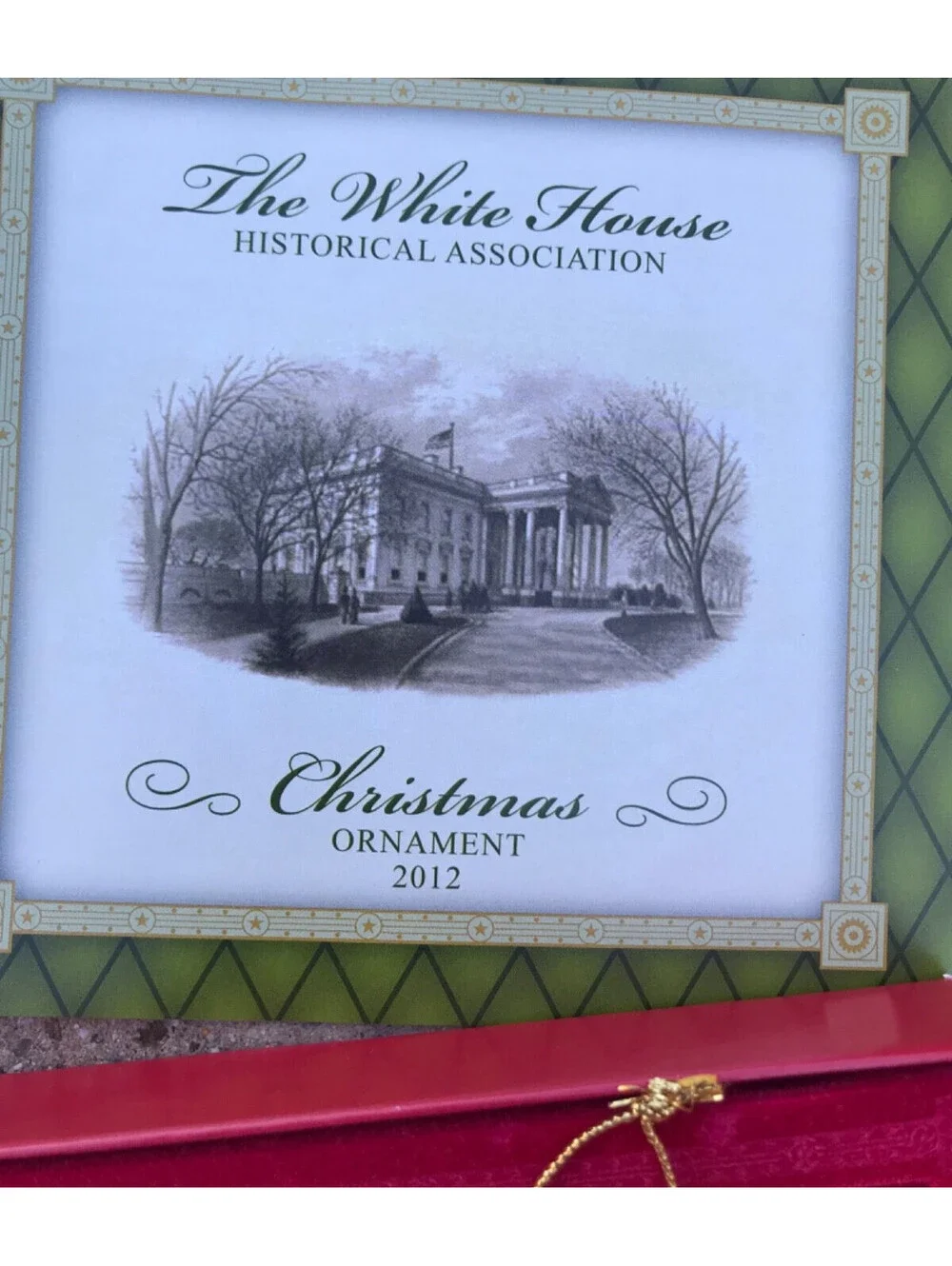 7 White House Historical Association Christmas Ornaments 2004, 12, 13, 15, 16,18